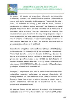 GOBIERNO REGIONAL DE HUÁNUCO
GERENCIA REGIONALDE RECURSOS NATURALES Y GESTION AMBIENTAL
5