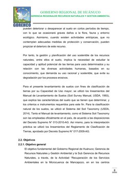 GOBIERNO REGIONAL DE HUÁNUCO
GERENCIA REGIONALDE RECURSOS NATURALES Y GESTION AMBIENTAL
8