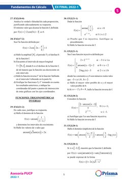 Asesoría PUCP 
2022-1
5
EX FINAL 2022-1
Fundamentos de Cálculo
5
Pág. 5
ASOCIACION EDUCATIVA PRISMA
ASESORÍA UNIVERSITARIA 20