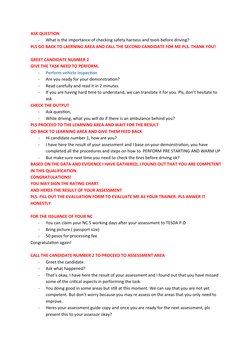 ASK QUESTION
-
What is the importance of checking safety harness and tools before driving?
PLS GO BACK TO LAERNING AREA AND C