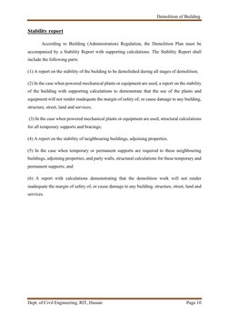 Building Demolition Process Overview | PDF | Demolition | Civil Engineering