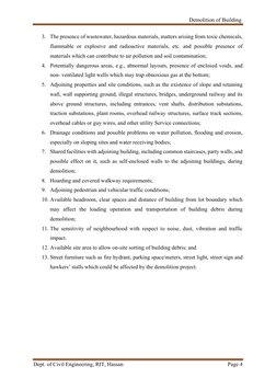 Building Demolition Process Overview | PDF | Demolition | Civil Engineering