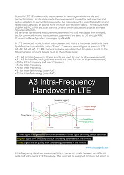 LTE Handover Events Overview | PDF | Lte (Telecommunication) | Computer ...