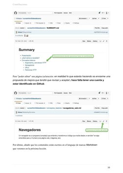 Contribuciones
10
Para "poder editar" una página (aclaración: en realidad lo que estarás haciendo es enviarme una
propuesta d