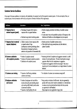 Customer Service Excellence
A key aspect of business excellence is its interaction with stakeholders, for example, how the Cl