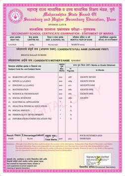 L017616
4064
62.02.032
MARCH-2015
BHAVLE BALAJI SURESH
KASABAI
DIVISION :LATUR
01
MARATHI (1ST LANG)
100
087
 EIGHTY SEVEN
15