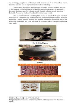 ___________________________________________________________________________  
MELC 1-2 Week No.1-2 Code: CAR11/12IAC-0a-1  
C