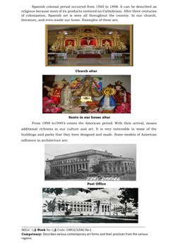 ___________________________________________________________________________  
MELC 1-2 Week No.1-2 Code: CAR11/12IAC-0a-1  
C