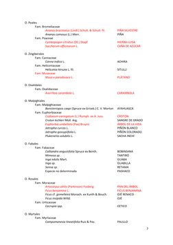 7 
 
O. Poales 
 
Fam. Bromeliaceae 
 
 
Ananas bracteatus (Lindl.) Schult. & Schult. fil.  
PIÑA SILVESTRE 
Ananas comosus