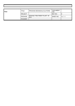 STP Design Calculations for 90 KLD | PDF | Sewage Treatment | Pollution