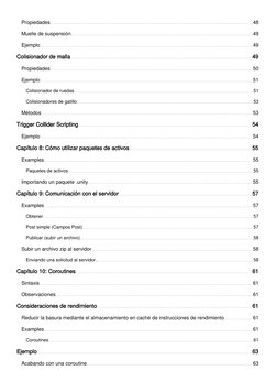 Propiedades
48
Muelle de suspensión
49
Ejemplo
49
Colisionador de malla
49
Propiedades
50
Ejemplo
51
Colisionador de ruedas
5