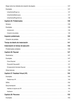 Elegir entre los métodos de creación de plugins.
137
Examples
137
UnityAndroidPlugin.cs
137
UnityAndroidNative.java
137
Unity