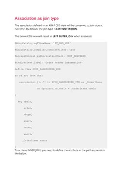 Creating Associations in ABAP CDS Views | PDF | Systems Engineering ...
