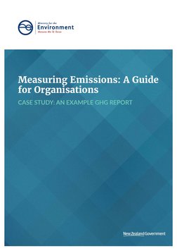 Example GHG Report | PDF | Greenhouse Gas
