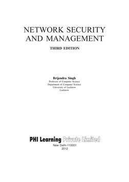	

	
THIRD EDITION
Brijendra Singh
Professor of Computer Science
Department of Computer Science
Un
