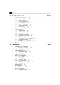 

3. Security Infrastructure ...................................................................... 26–35
3.1
Infra