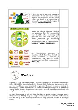 Quarter 2 - Module 16: Community-Based Disaster Risk Reduction and ...