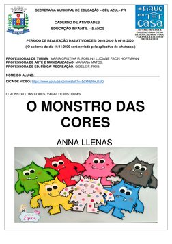 SECRETARIA MUNICIPAL DE EDUCAÇÃO – CÉU AZUL - PR