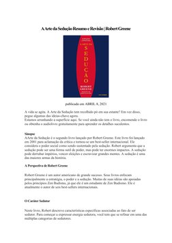 A Arte da Sedução Resumo e Revisão | Robert Greene
publicado em ABRIL 8, 2021
A vida se agita. A Arte da Sedução tem recolhid