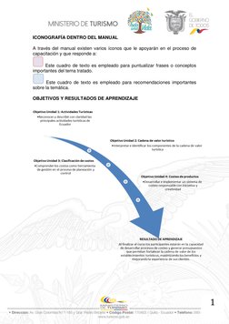1 
ICONOGRAFÍA DENTRO DEL MANUAL 
 
A través del manual existen varios íconos que le apoyarán en el proceso de 
capacit