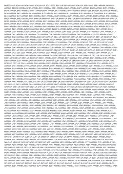 BDR2001-UP, BDW1-UP, BDX1-2000, BDX2001-UP, BDY1-2000, BDY1-UP, BDY2001-UP, BEA1-UP, BEB1-2000, BEB1-ARRIBA, BEB2001-
ARRIBA,