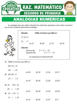 Circulo Educativo  (http://circuloeducativo.com/)
 
 
 
 
 
 
 
  La analogía tiene por objeto descubrir las relaciones opera