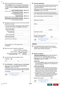 S313 Form Authority To Act SS313 | PDF