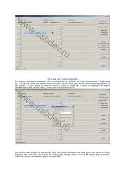 VÁ PARA AS CONFIGURAÇÕES
Em seguida, precisamos prosseguir com a configuração do utilitário, para isso pressionamos o botão S