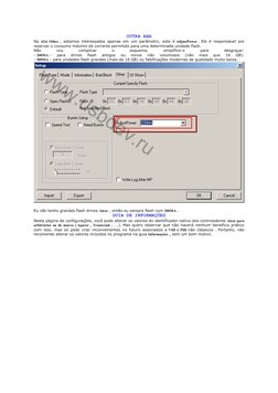 OUTRA ABA
Na aba Other , estamos interessados  apenas em um parâmetro, este é AdjustPower . Ele é responsável por
reservar o