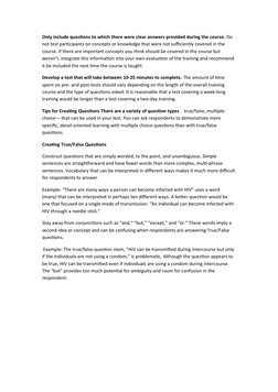 Pre- and Post-Test Design Guide | PDF | Question | Multiple Choice