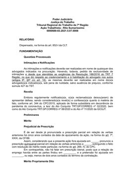 Poder Judiciário
Justiça do Trabalho
Tribunal Regional do Trabalho da 7ª Região
Ação Trabalhista - Rito Sumaríssimo
0000688-8
