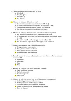 Critical Thinking Exam Questions & Answers | PDF | Argument | Deductive ...