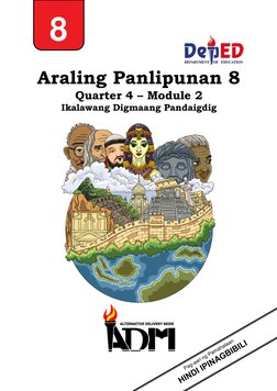 Araling Panlipunan 8 
Quarter 4 – Module 2 
Ikalawang Digmaang