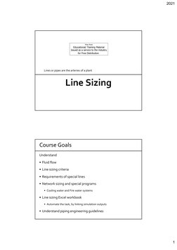 Line Sizing Criteria Overview | PDF | Pump | Fluid Dynamics