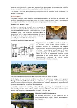 Siguen la reconstrucción de Palladio de la Sala Egipcia, un largo espacio rectangular central, envuelto
por una densa columna