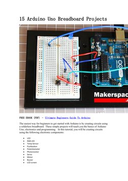 15 Beginner Arduino Breadboard Projects | PDF | Arduino | Rgb Color Model