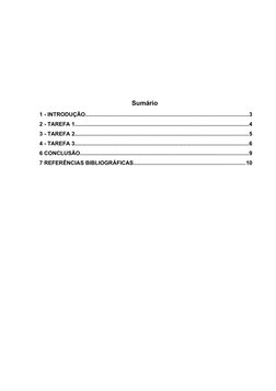 Sumário
1 - INTRODUÇÃO.......................................................................................................
