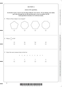 Mathematics: Year 6 Achievement Test | PDF