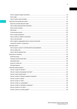 Refinitiv Workspace Excel Refinitiv Screener Guide | PDF | Average | Microsoft Excel