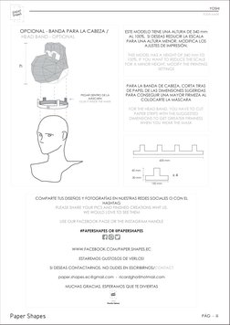 PÁG  -  iii
                        YOSHI
TOON MASK
OPCIONAL - BANDA PARA LA CABEZA /
 HEAD BAND - OPTIONAL
COMPARTE TUS DISE