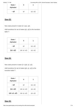 NFA to DFA Conversion Examples | PDF | Formal Methods | String ...