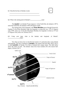 Grade 7 Science Q4 Module 1: Philippines | PDF | Latitude | Equator
