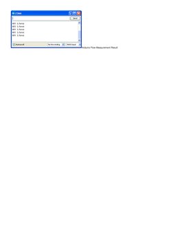 Arduino Flow Measurement Result 
 
