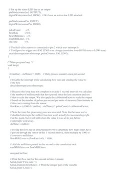 // Set up the status LED line as an output 
  pinMode(statusLed, OUTPUT); 
  digitalWrite(statusLed, HIGH);  // We have an