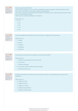 Pregunta 24
Finalizado
Se puntúa 0,00
sobre 1,00
Pregunta 25
Finalizado
Se puntúa 1,00
sobre 1,00
Pregunta 26
Finalizado
Se p