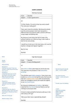 MUET Email Writing Guide and Samples | PDF | Cognition | Human ...