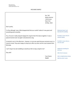 MUET Letter Writing Samples and Format | PDF