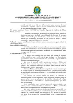 CONSELHO FEDERAL DE MEDICINA
CONSELHO REGIONAL DE MEDICINA DO ESTADO DE SERGIPE 
Rua Minervino de Souza Fontes, n.º 150, Salg