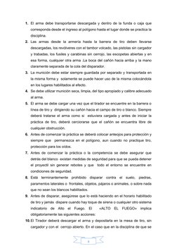 Técnicas y Seguridad en Polígonos de Tiro | PDF | Revólver | Armas de fuego