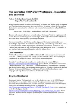 WebScarab Installation and Usage Guide | PDF | Proxy Server | Internet ...